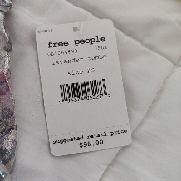 NEW $98 Free People In A Bubble Lavender Skirt - Picture 8 of 13